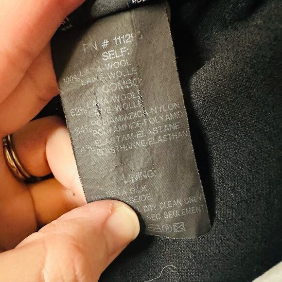 Derek Lam Black & White Sleeveless Crochet Jersey Zip Up Back Top Size small - Picture 10 of 10